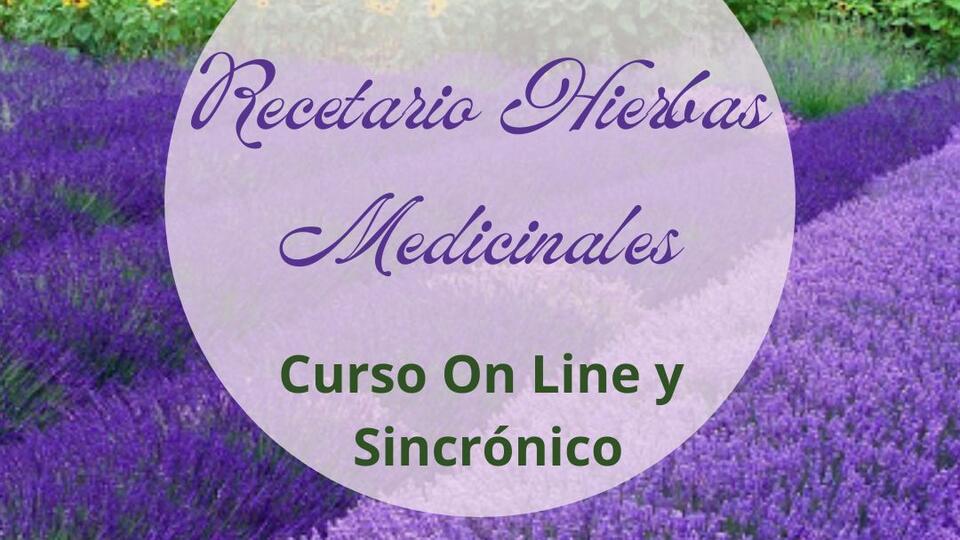 Curso de Recetario Hierbas Medicinales (A distancia)